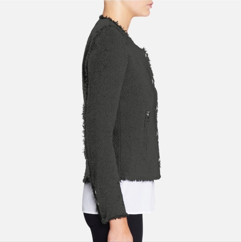 IRO Agnette Jacket In Anthracite - Picture 3 of 13